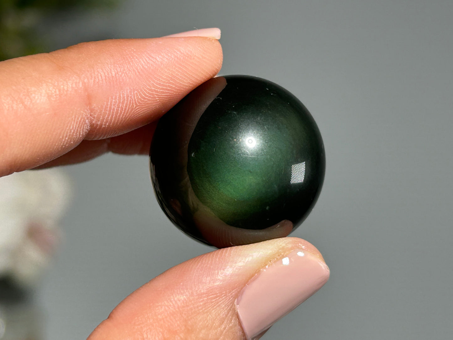 Small Rainbow Obsidian Sphere