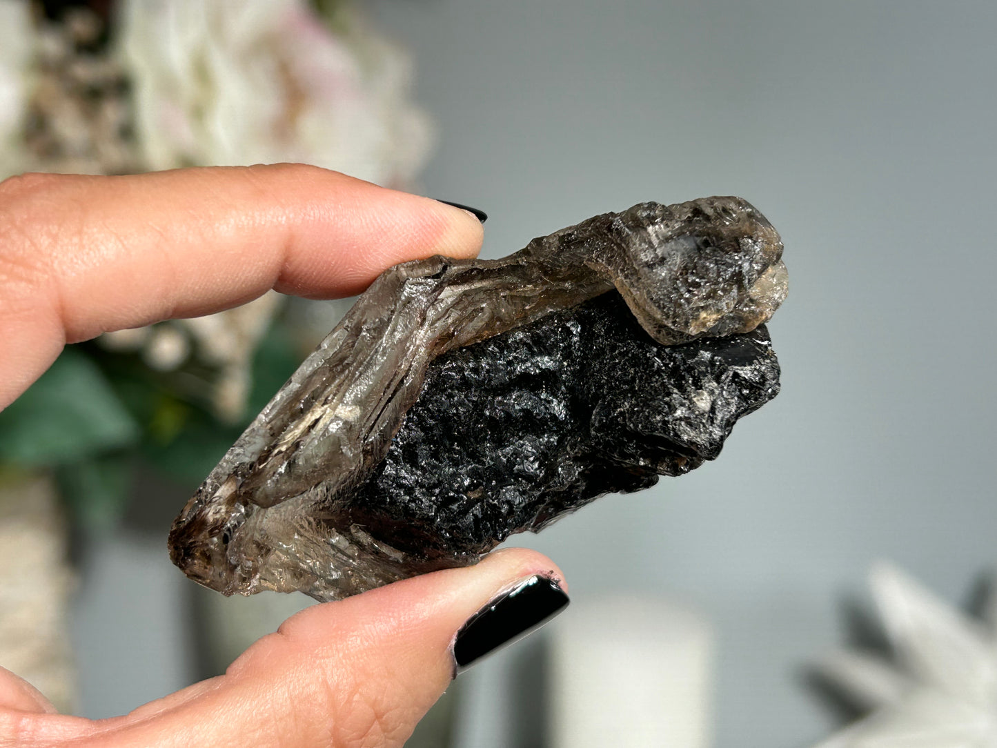 Smoky Elestial Quartz (2.6", 67mm)