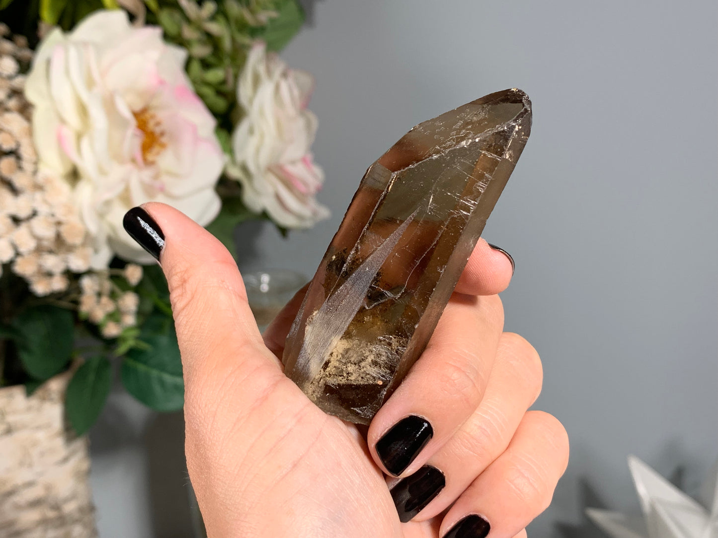 Congo Smoky Citrine Point (3", 76mm)