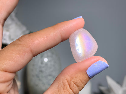 Tumbled Pink Aura Quartz