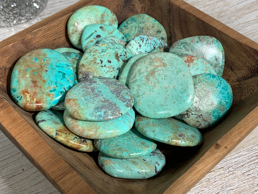 Flat Peruvian Turquoise