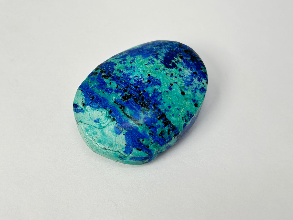 Azurite Chrysocolla Palm Stone #27