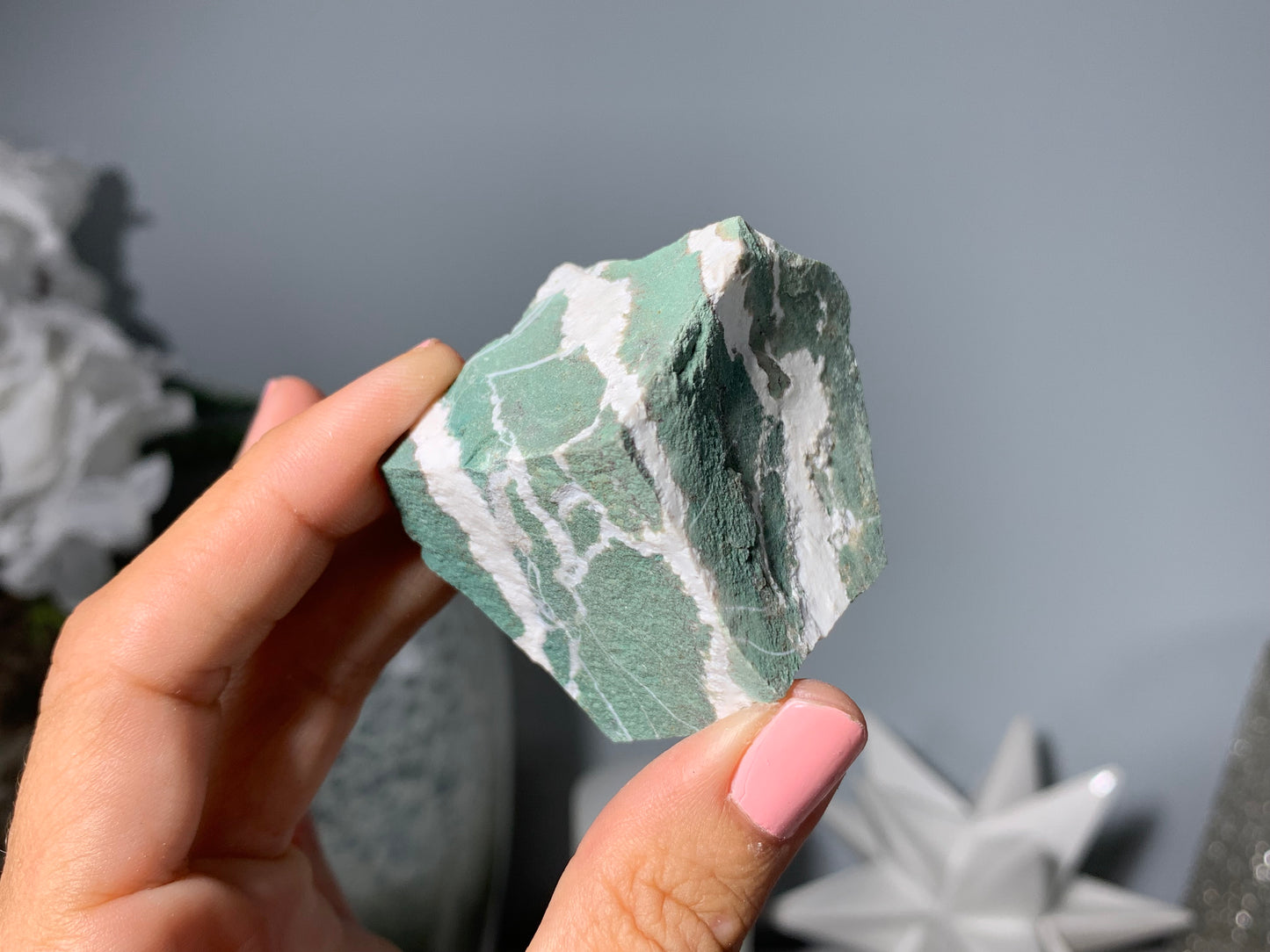 Natural Green Zebra Jasper Jumbo