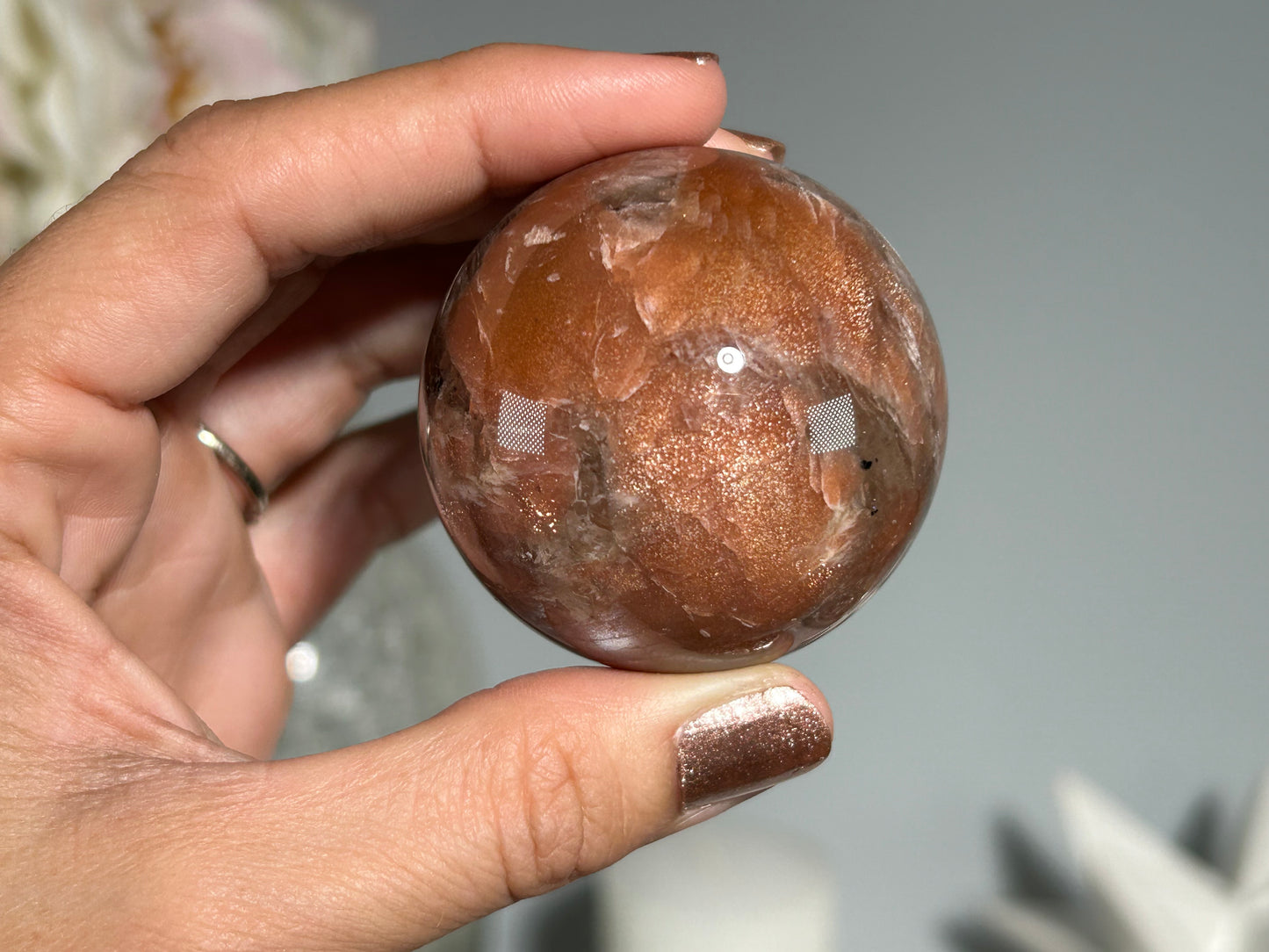 Confetti Sunstone Sphere (1.9", 48mm)