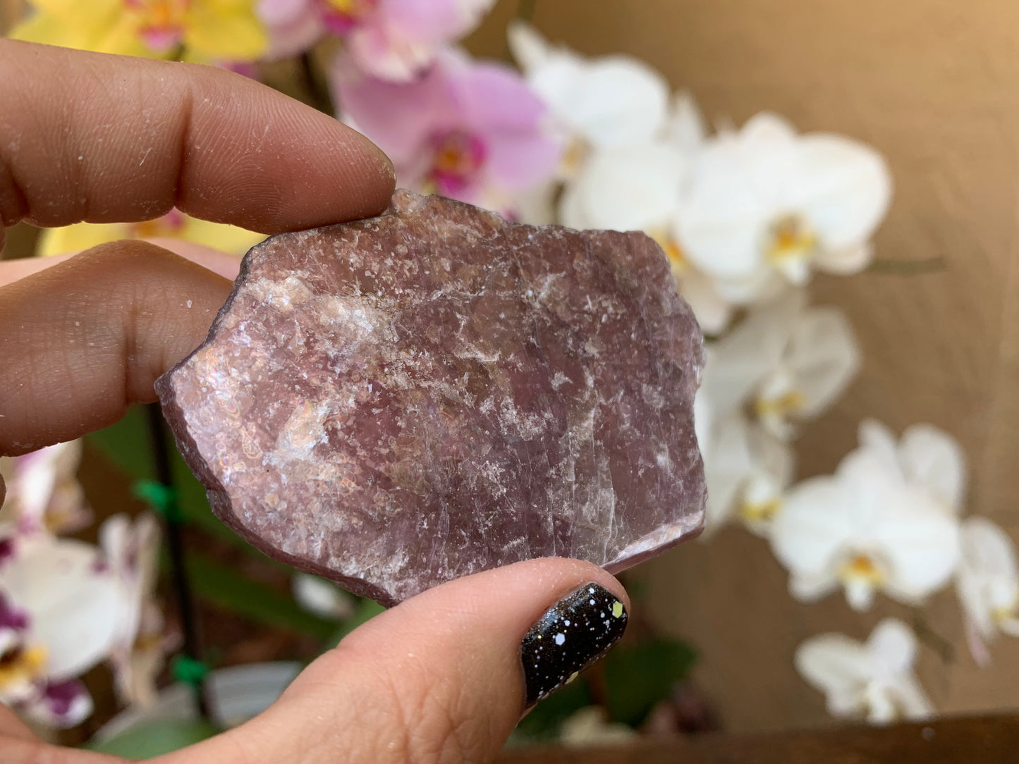 Lepidolite Slice