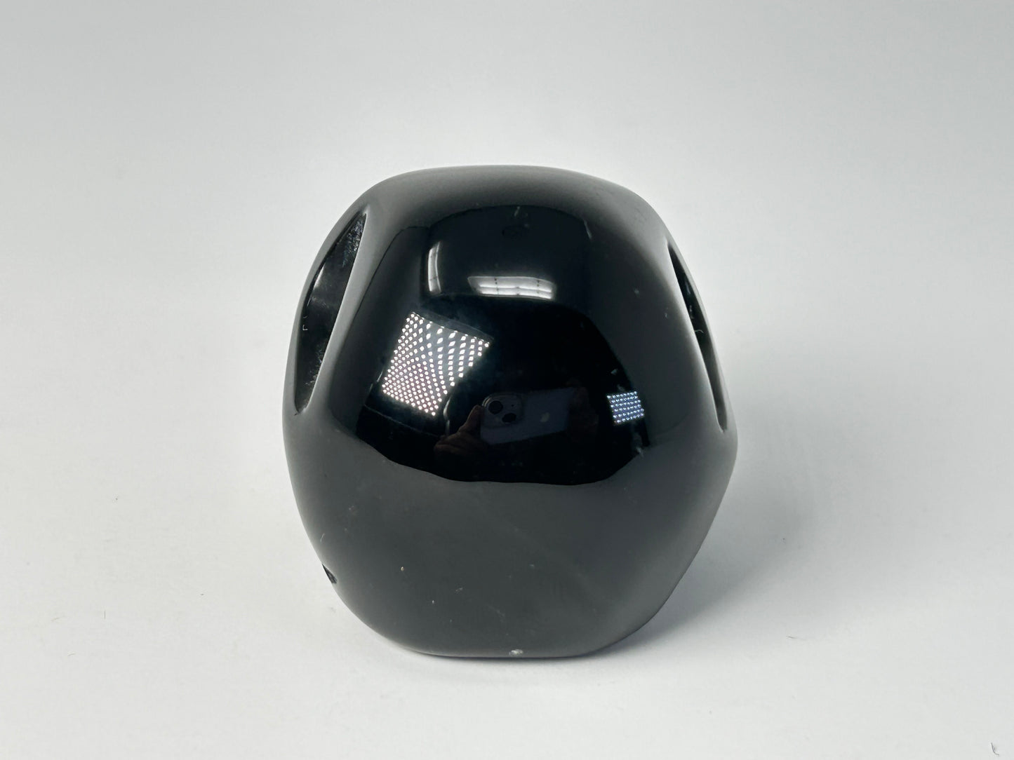 Black Obsidian Skull (2.2", 56mm)