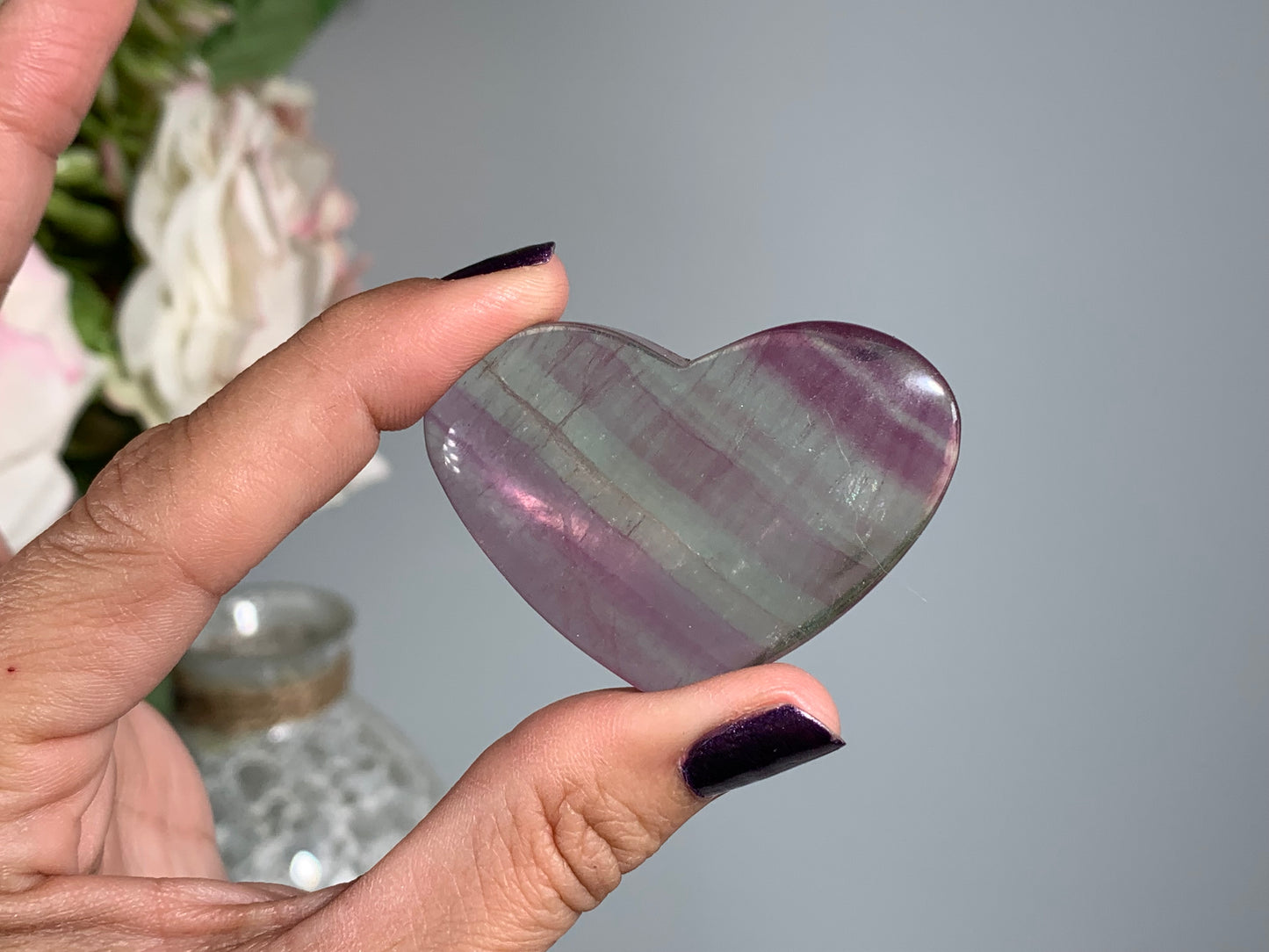 Small Fluorite Heart