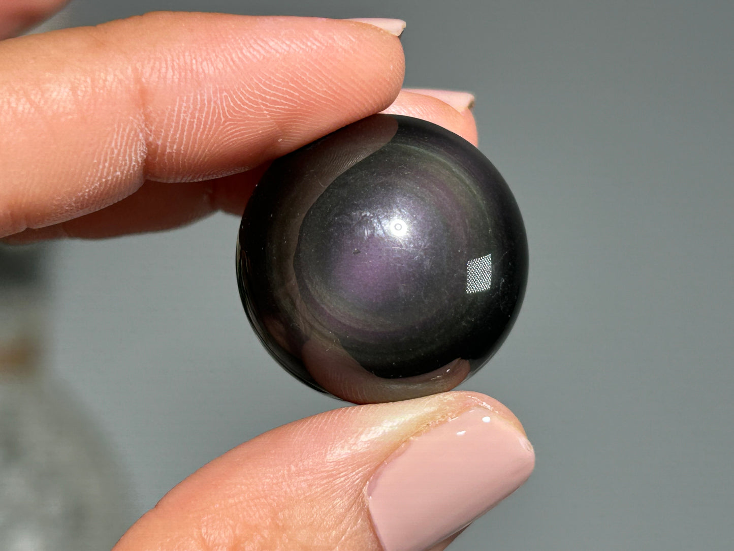 Small Rainbow Obsidian Sphere