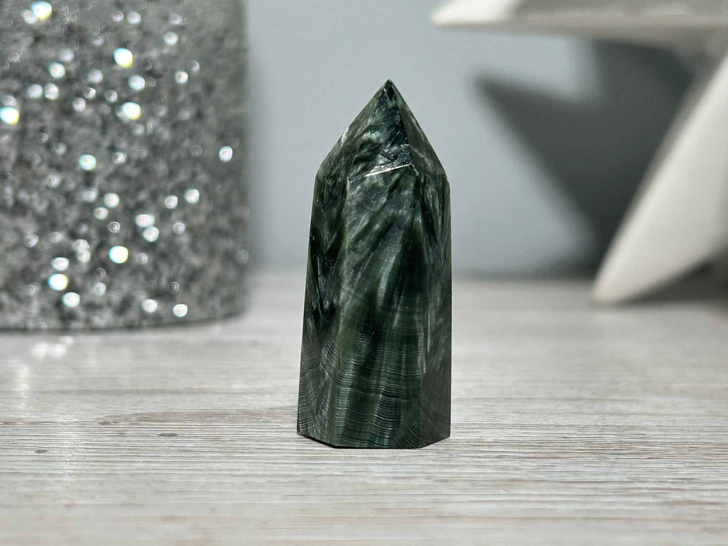 Seraphinite Tower (1.7", 42mm)