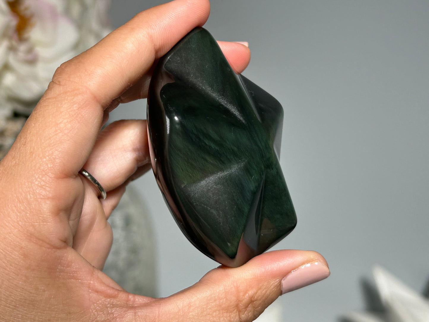 Rainbow Obsidian Star (2.7", 68mm)