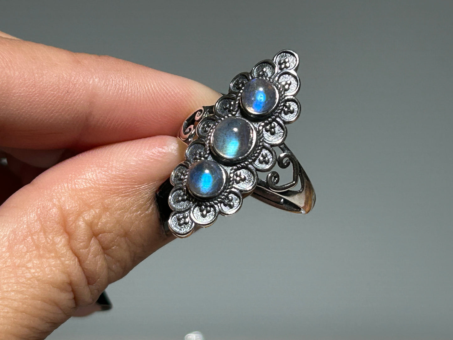 Labradorite Sterling Silver Ring