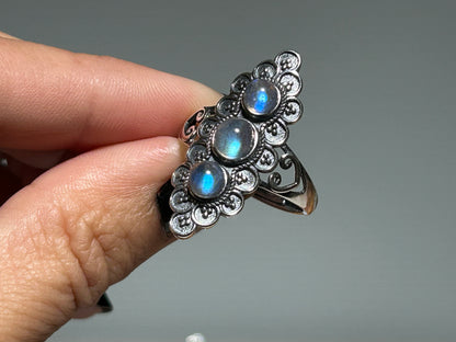 Labradorite Sterling Silver Ring