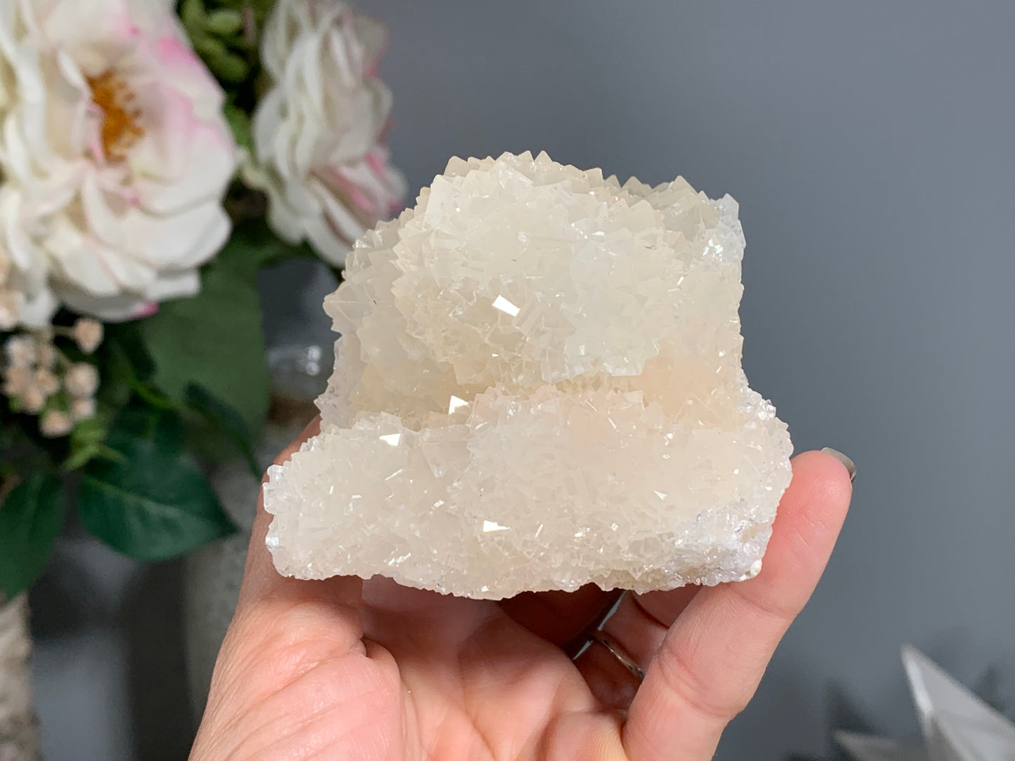 Natural Premium Calcite Flower (2.9", 74mm)