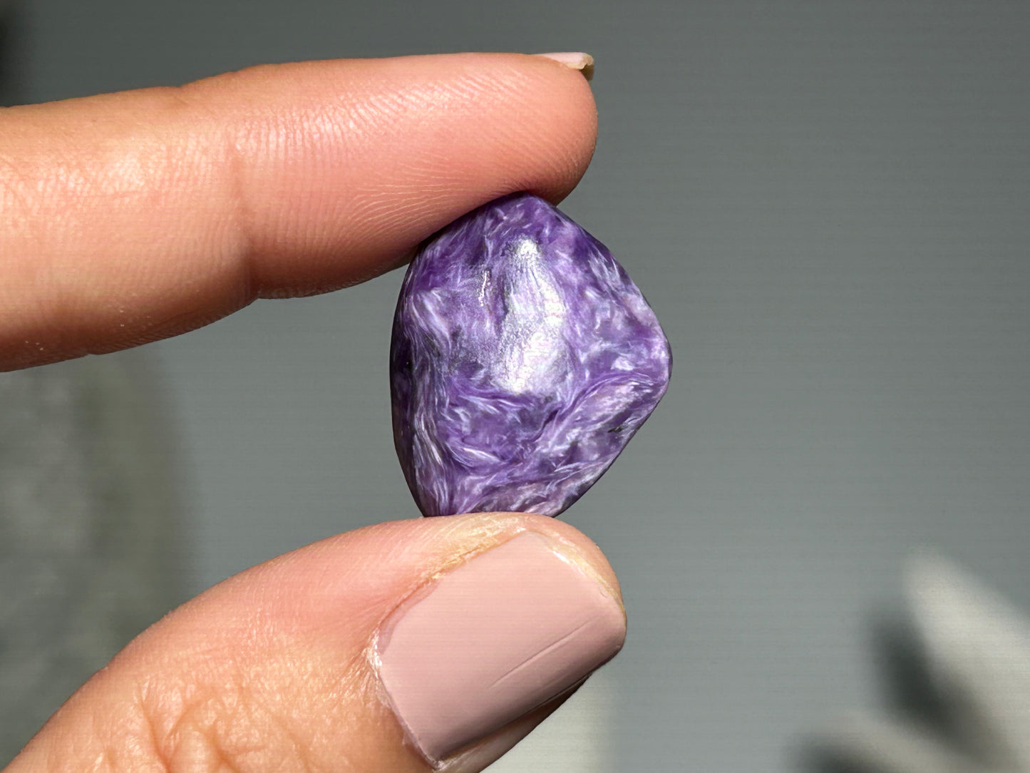 2pc Charoite Chips