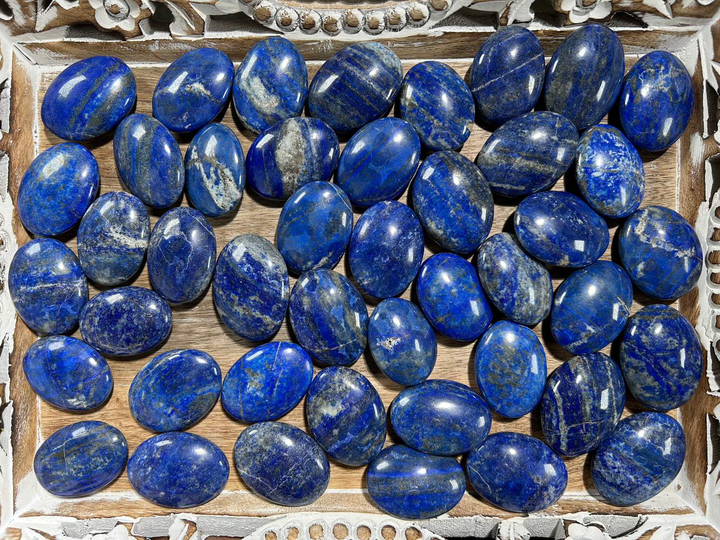 Lapis Lazuli Palm Stone Small