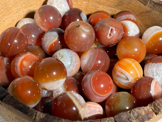 Mini Red Agate Sphere
