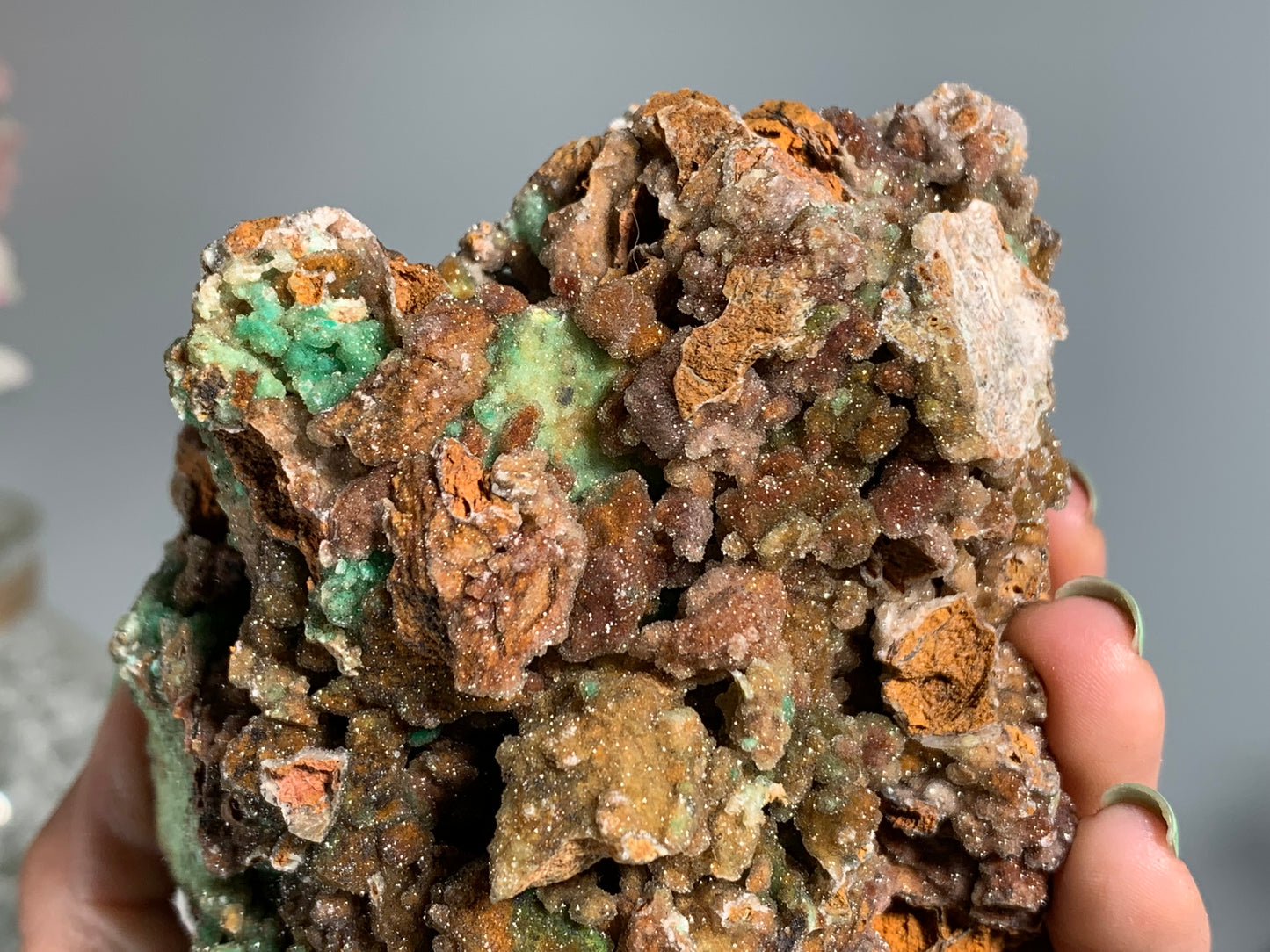 Druzy Chrysoprase (5", 126mm)