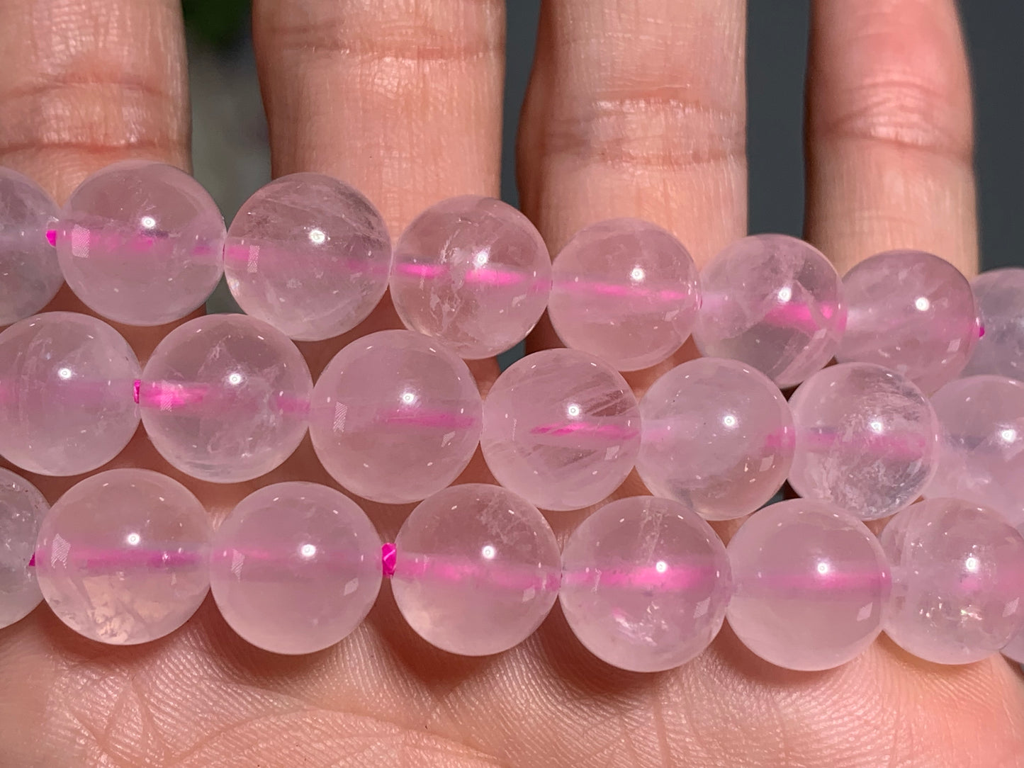 10mm Rose Quartz Bracelet