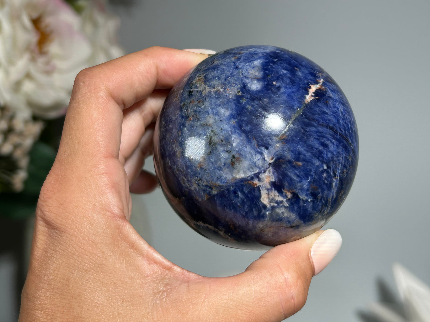 Sodalite Sphere (2.7", 69mm)
