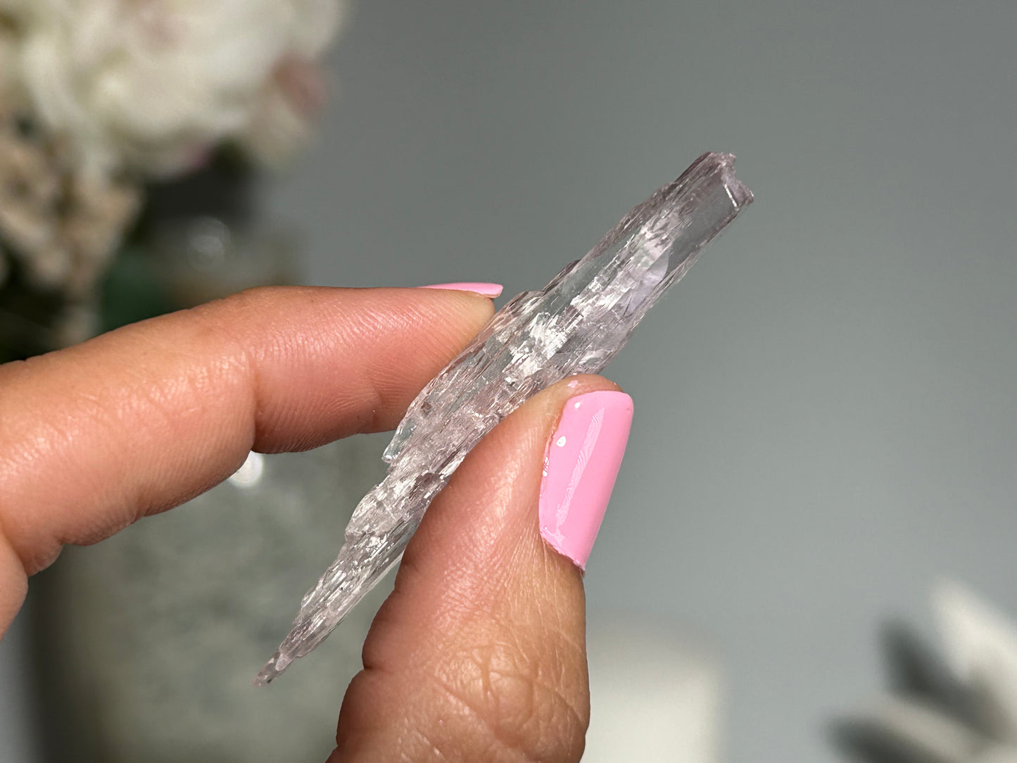 Natural Purple Kunzite Point (2.2", 57mm)