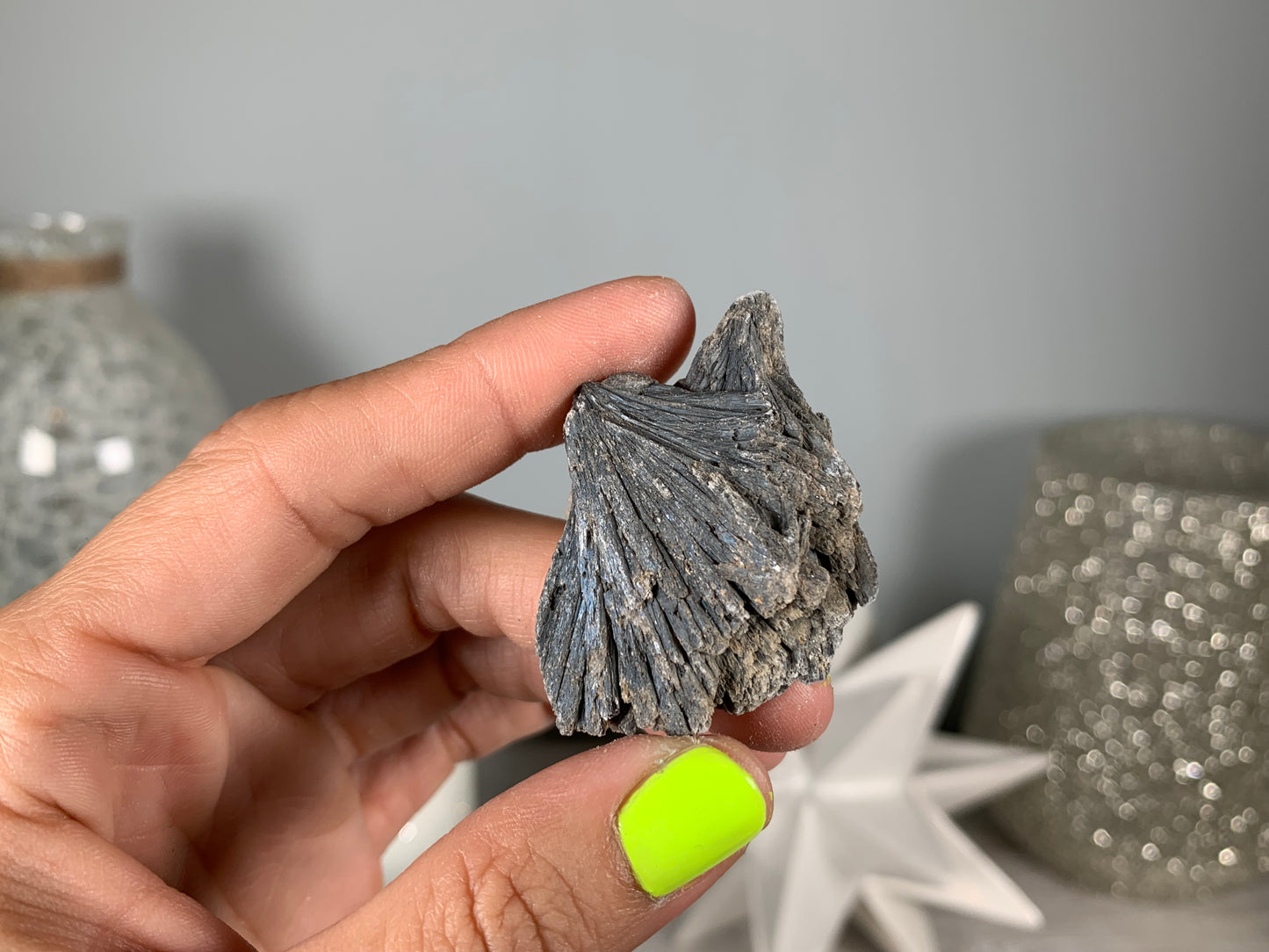 Black Kyanite Fan Medium