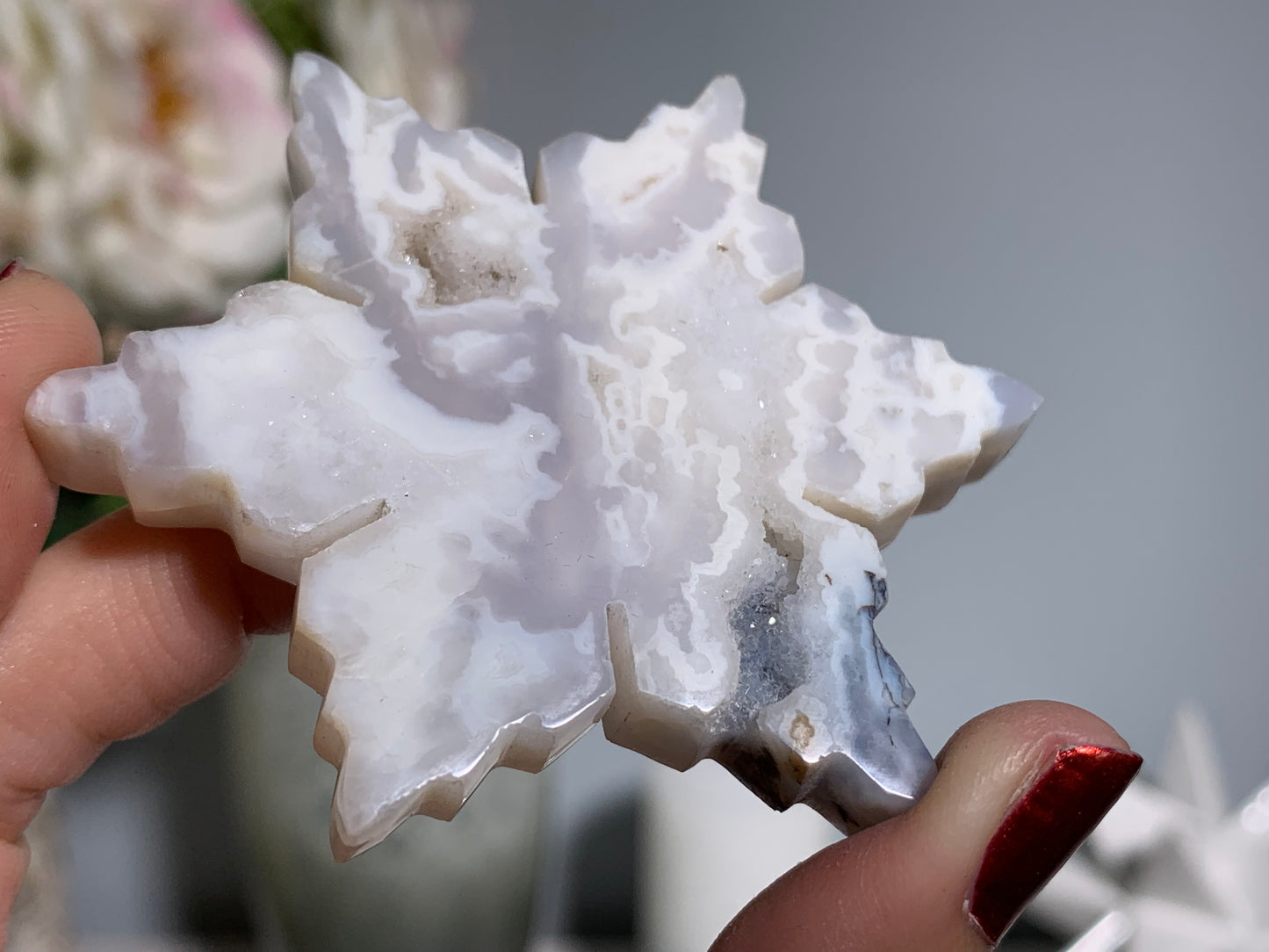 Snow Quartz Snowflake