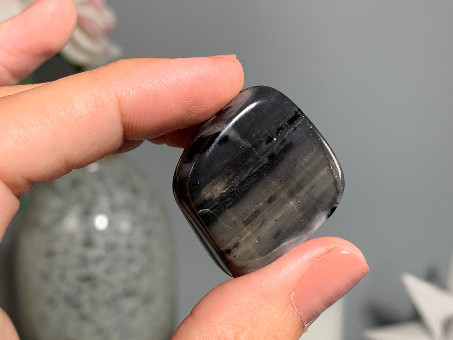 Tumbled Black Onyx