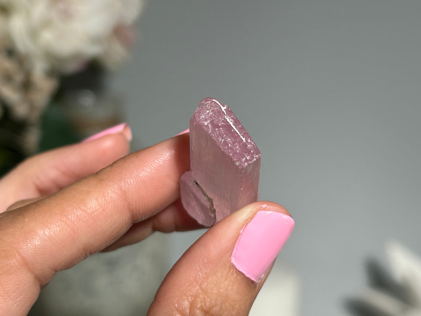 Natural Purple Kunzite Point (1.3", 34mm)