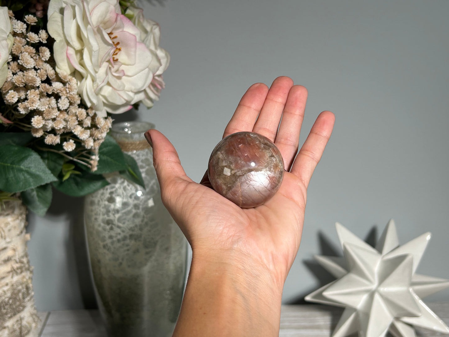 Confetti Sunstone Sphere (1.8", 47mm)