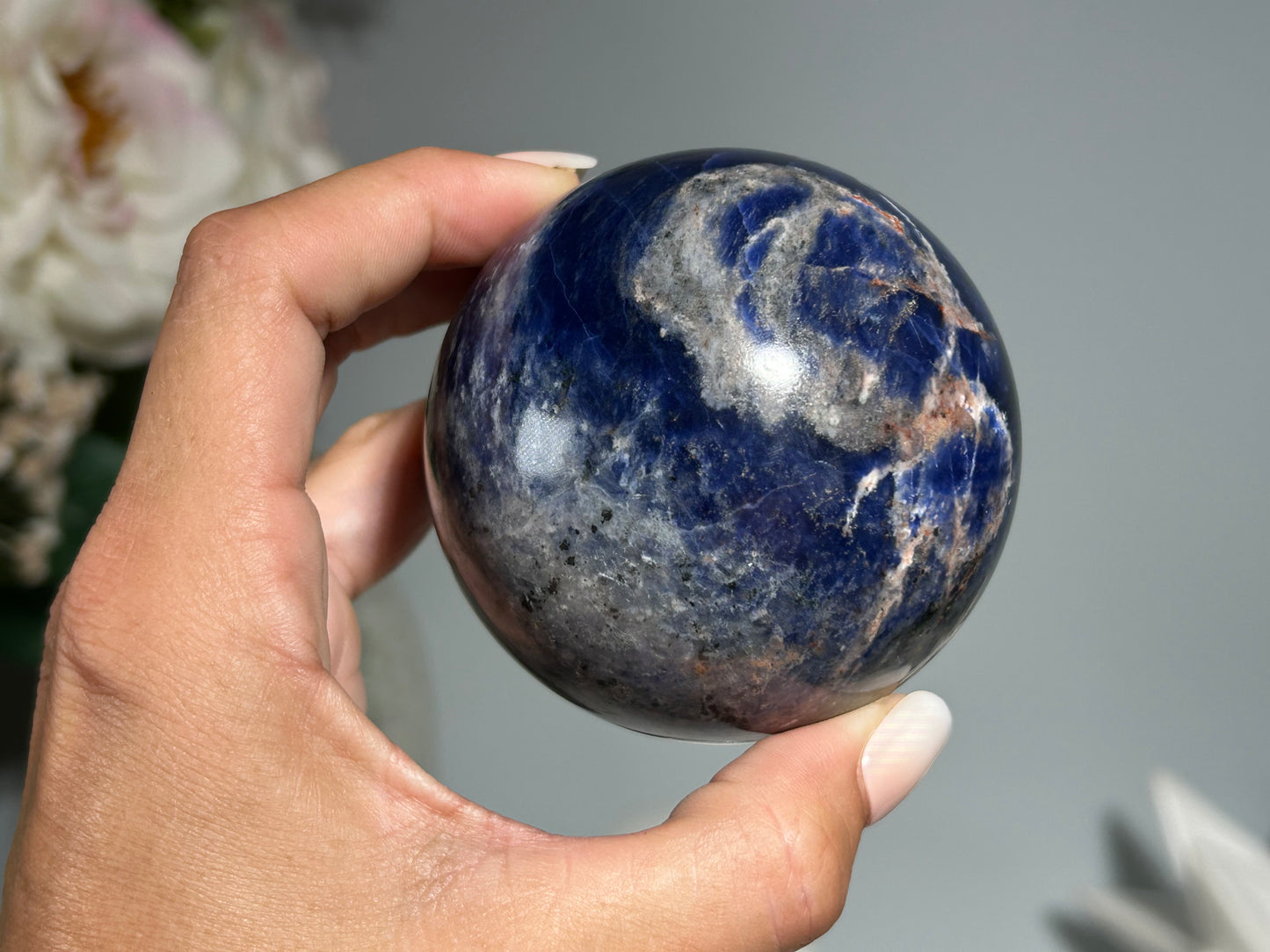 Sodalite Sphere (2.7", 69mm)