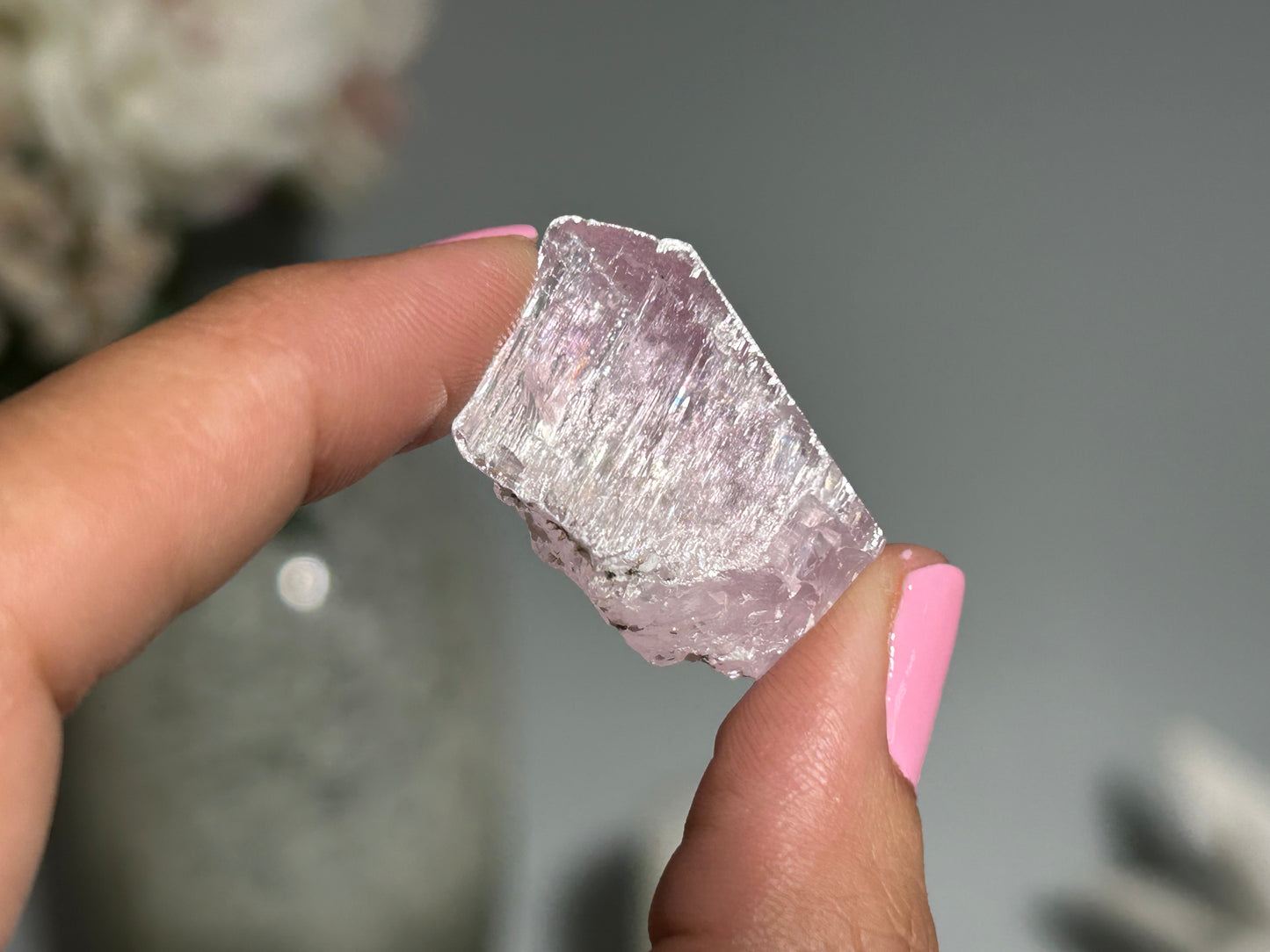 Natural Purple Kunzite Point (1", 26mm)