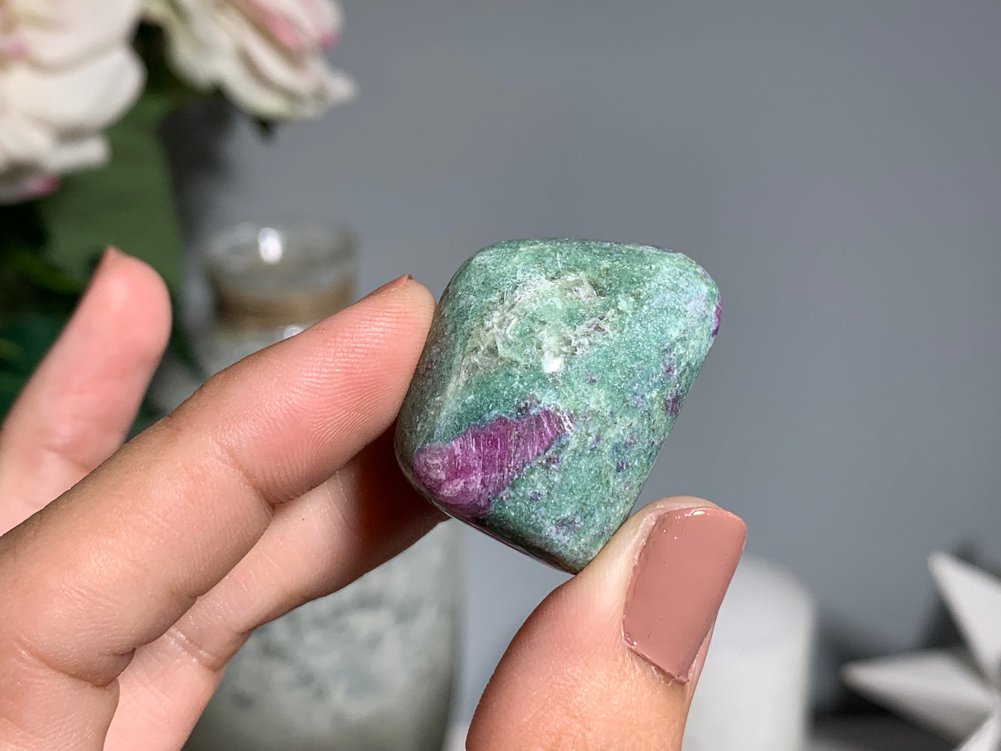 Tumbled Ruby Fuchsite Large