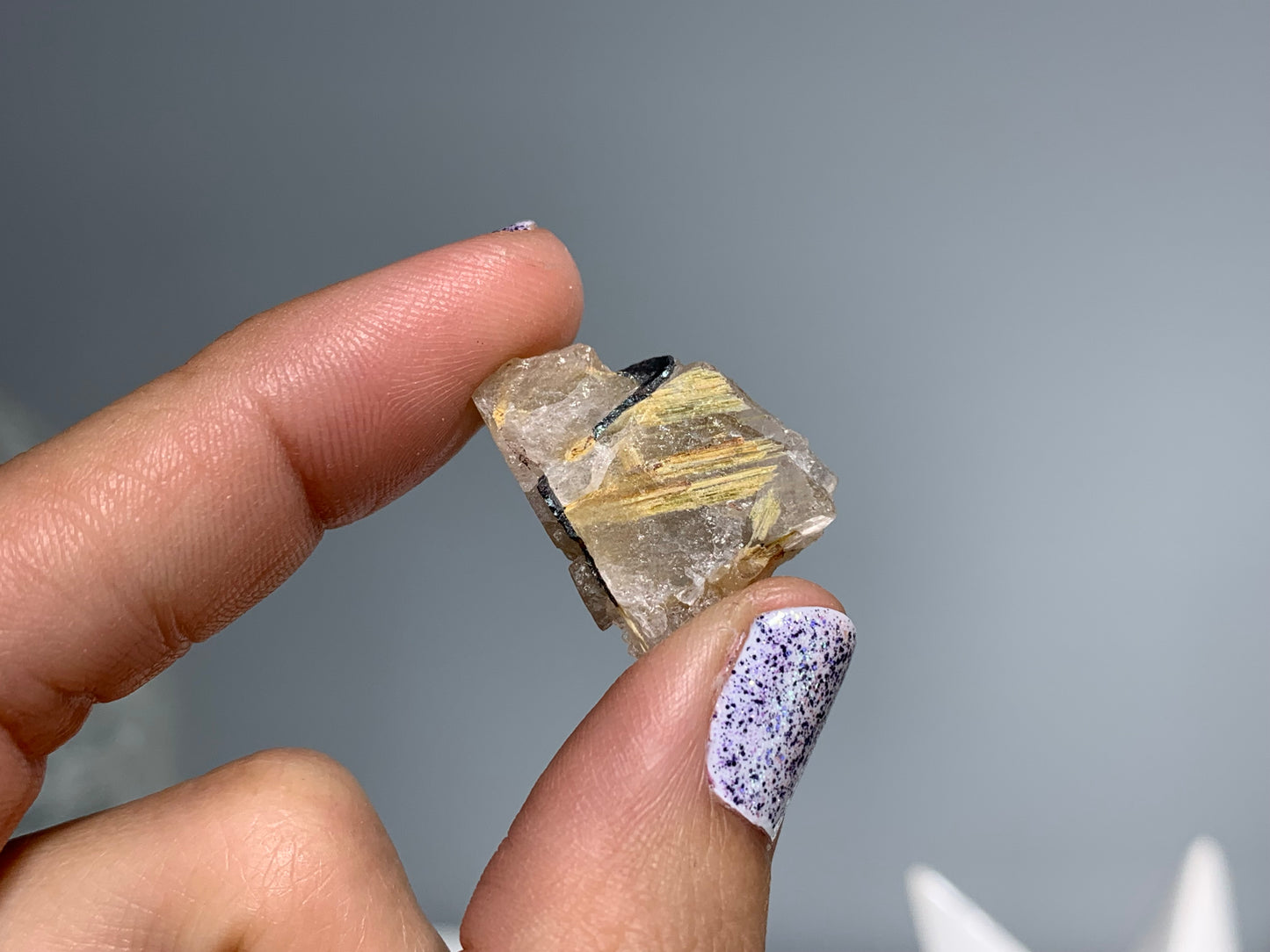 Gold Rutile in Quartz (3-4 grams)