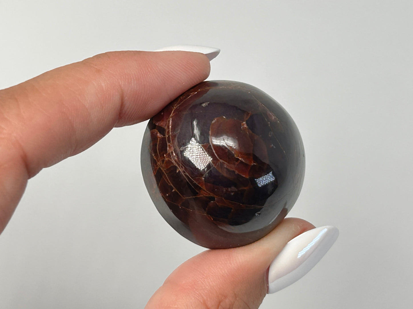 Tumbled Star Garnet (1.2", 31mm)