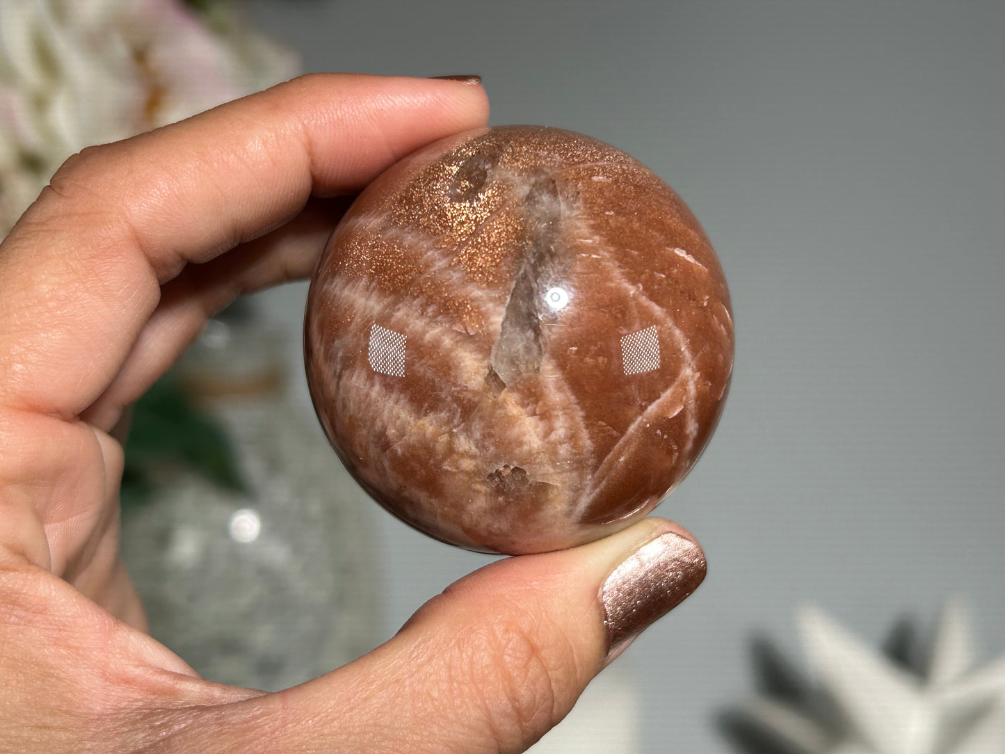 Confetti Sunstone Sphere (1.9", 48mm)