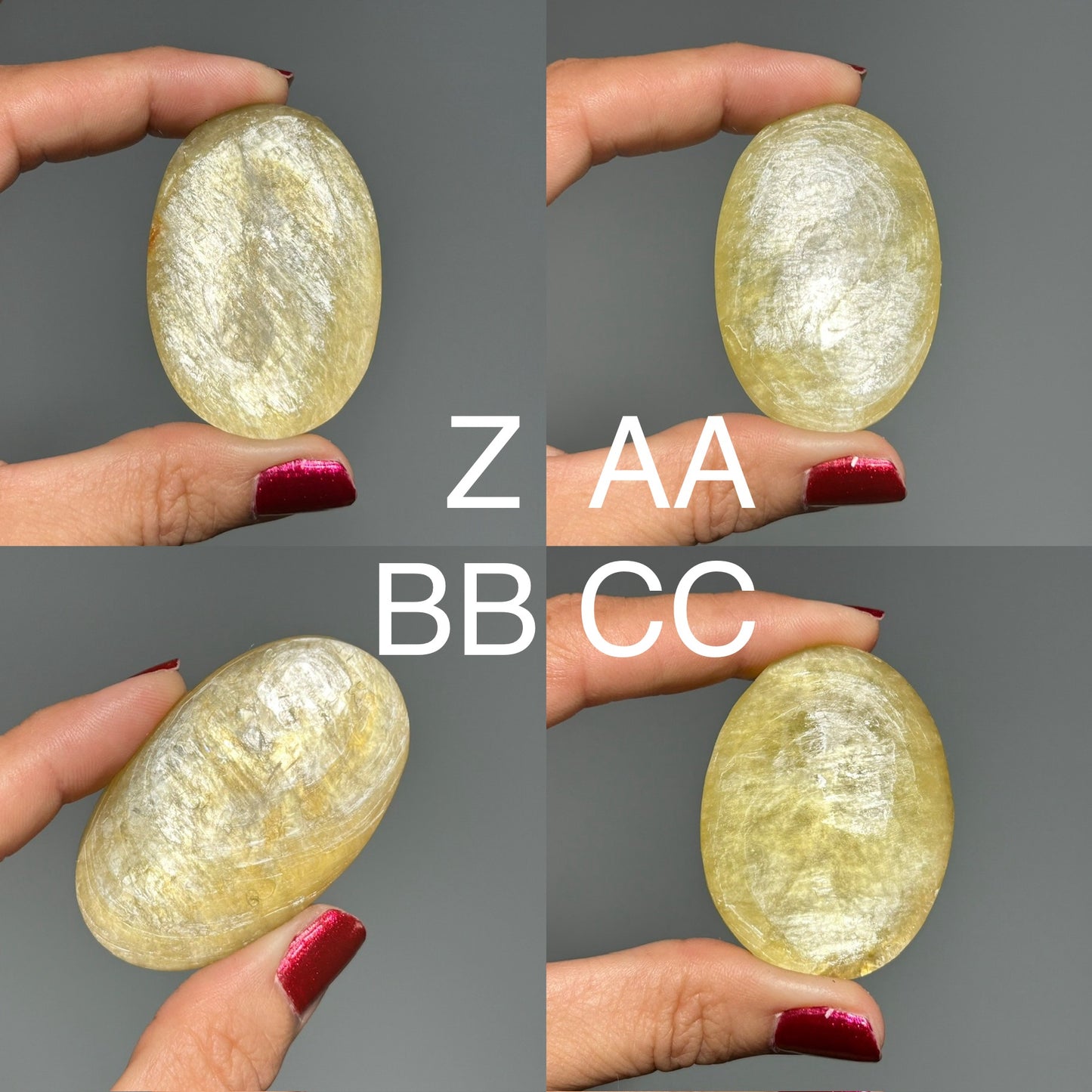 Golden Muscovite Mica Palm Stone