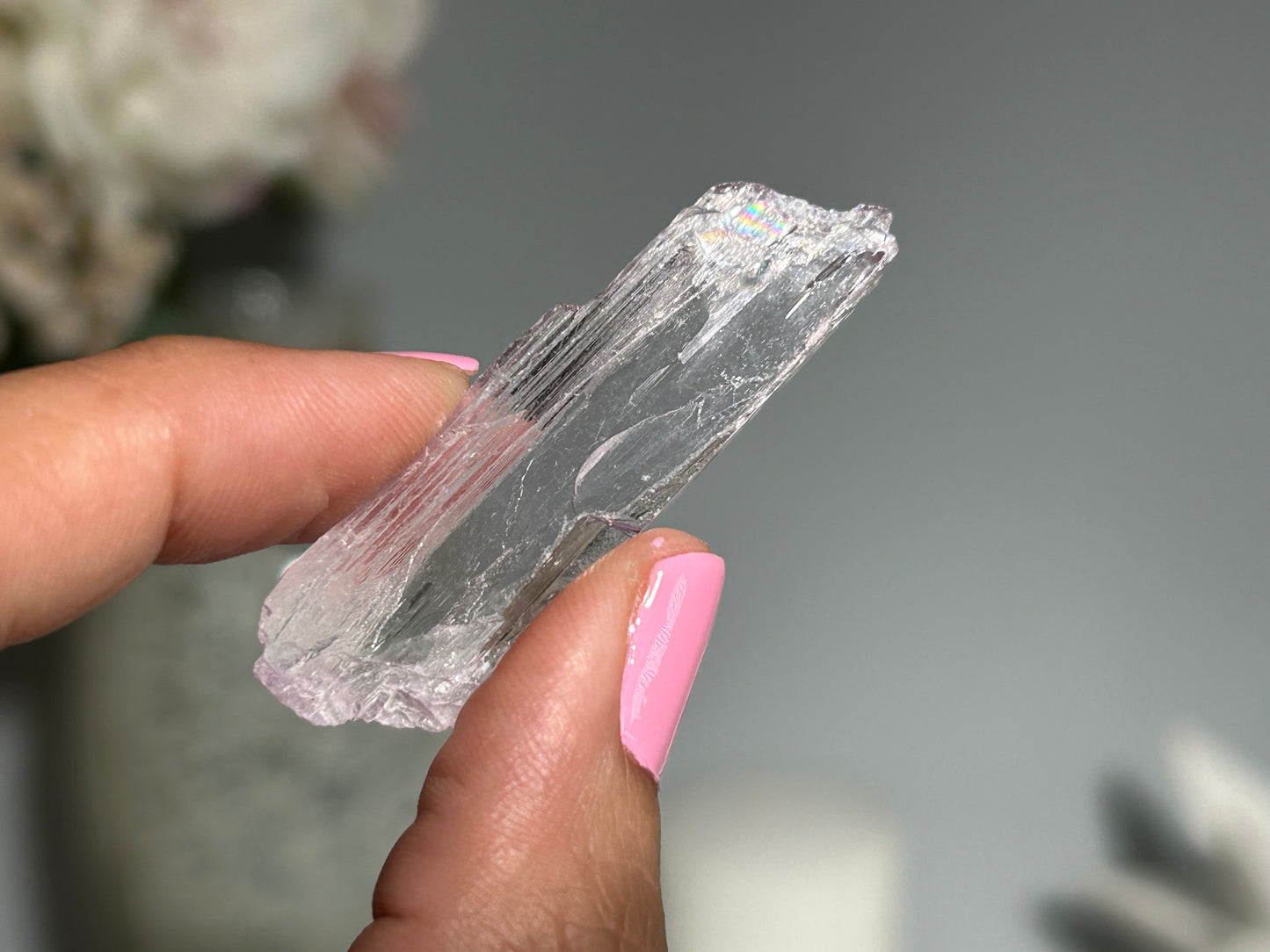 Natural Purple Kunzite Point (1.9", 47mm)