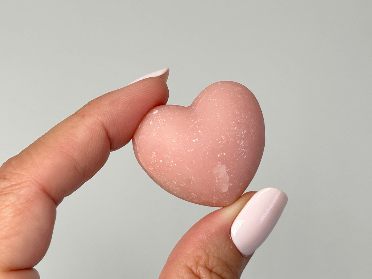 Pink Opal Heart (1.3", 34mm)