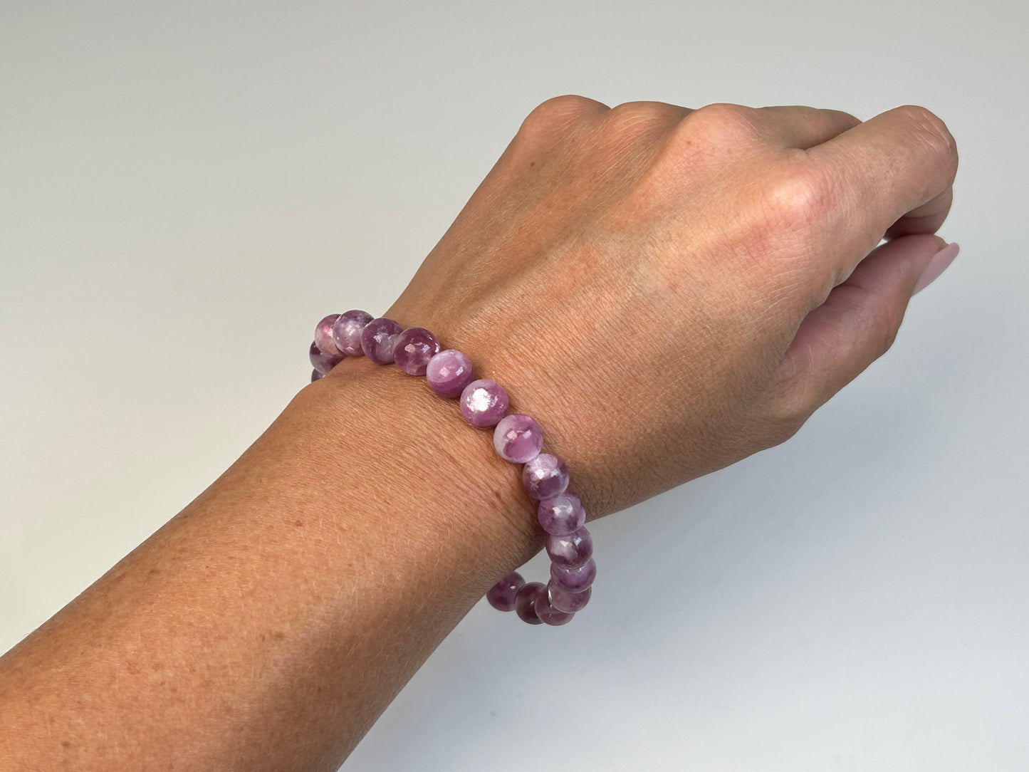 Pink Lepidolite Bracelet