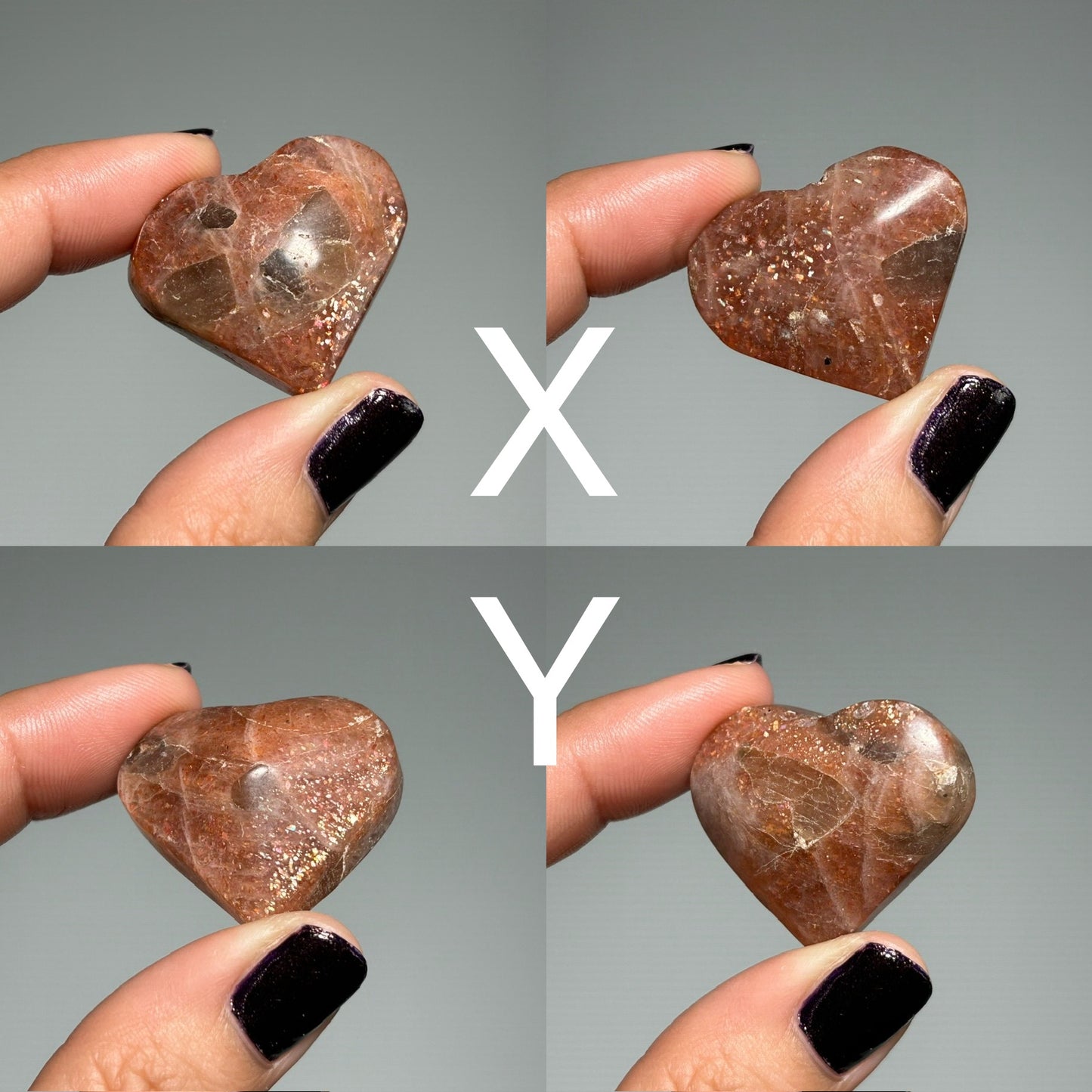 Confetti Sunstone Heart