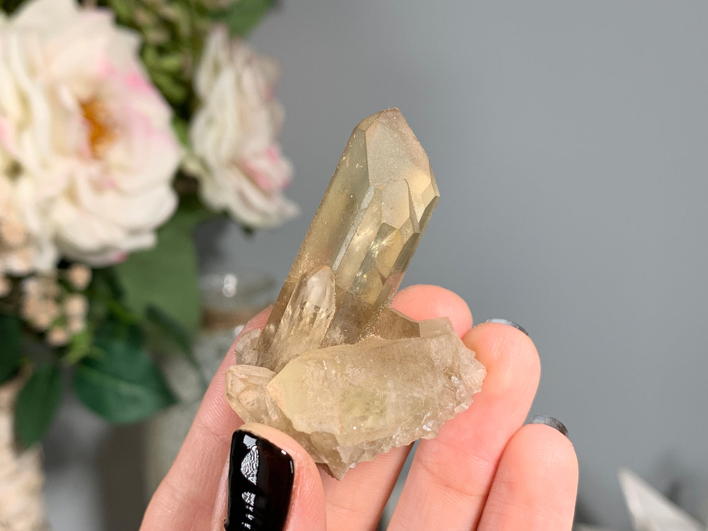 Congo Smoky Citrine Cluster (1.7", 43mm)