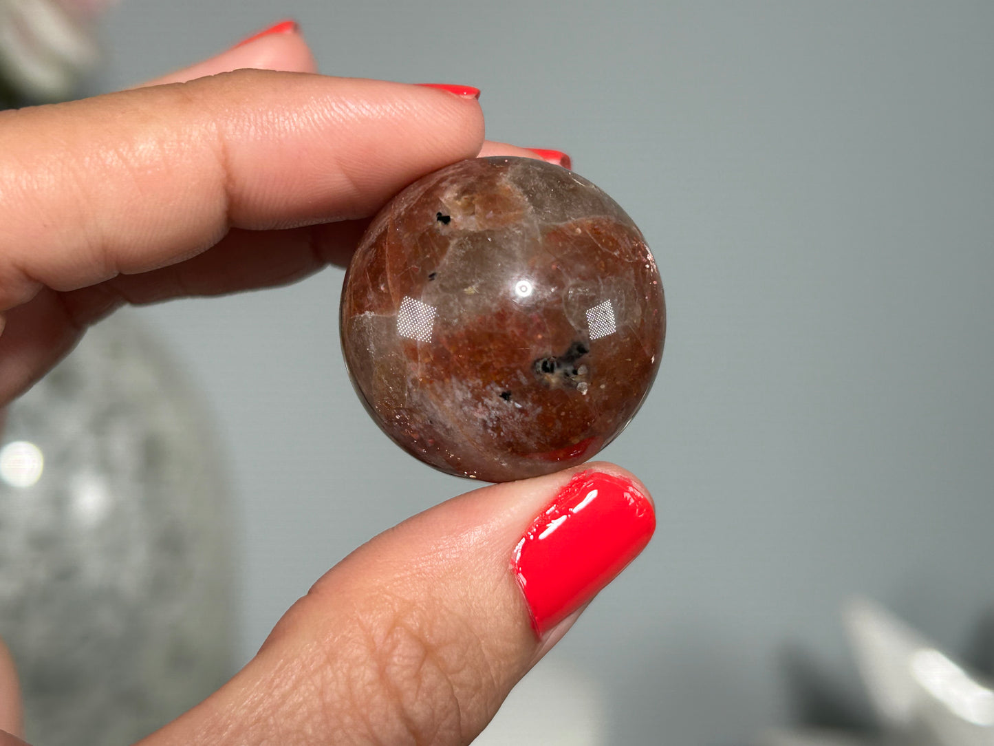 Confetti Sunstone Sphere (1.1", 28mm)