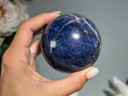 Sodalite Sphere (2.7", 69mm)