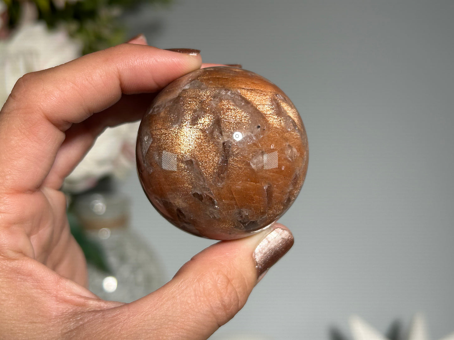 Confetti Sunstone Sphere (1.8", 47mm)