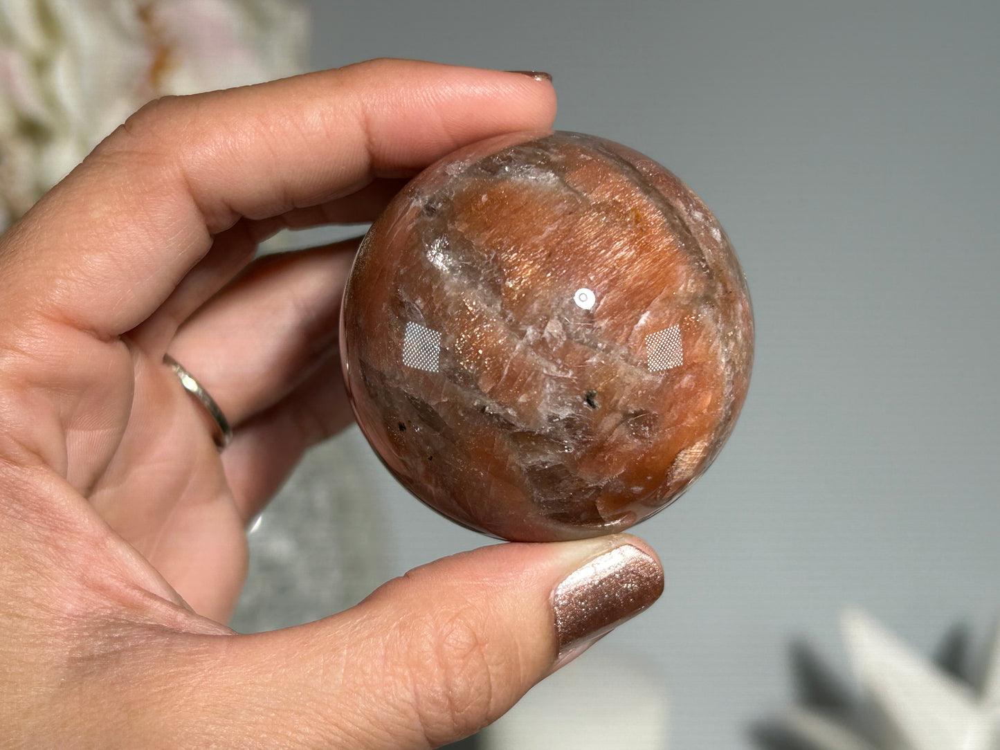 Confetti Sunstone Sphere (1.9", 48mm)