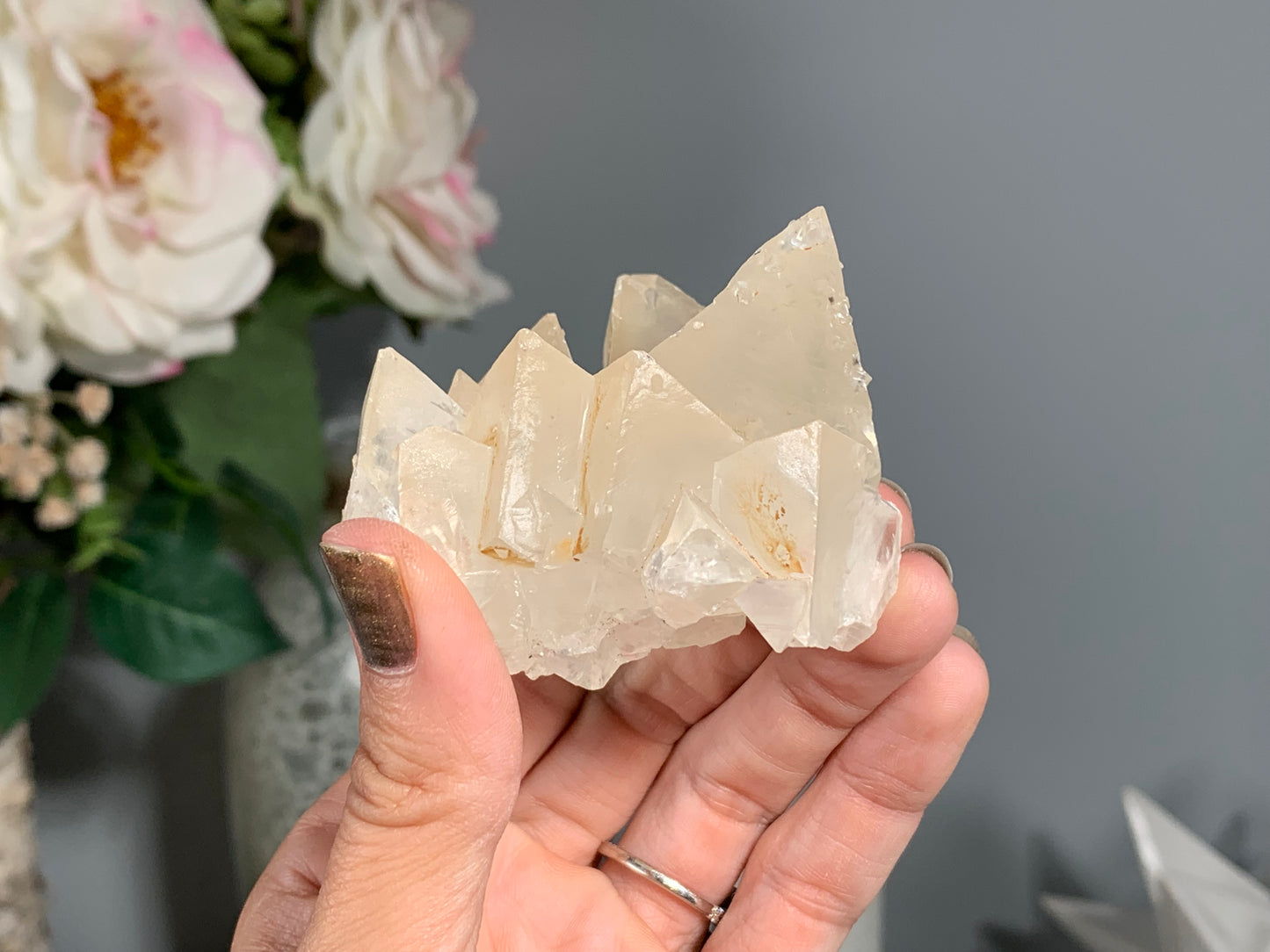 Natural Premium Calcite Flower (2.5", 63mm)