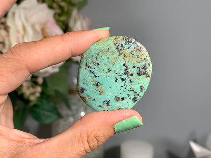 Flat Peruvian Turquoise