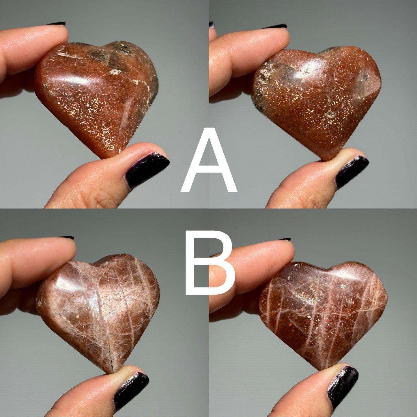 Confetti Sunstone Heart