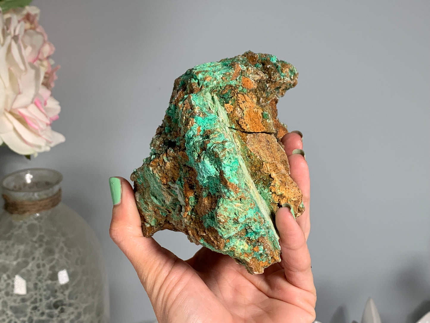 Druzy Chrysoprase (6.2", 157mm)