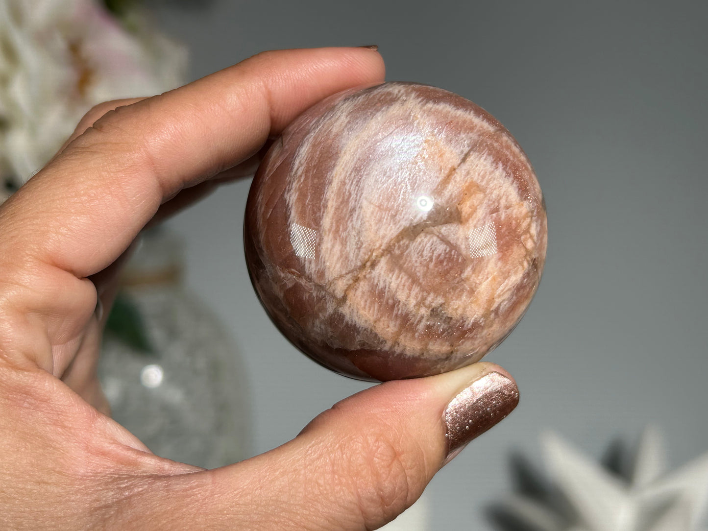 Confetti Sunstone Sphere (1.9", 48mm)